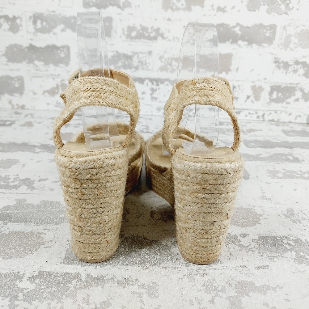 NEW Jeffrey Campbell’s Braided Espadrilles Buckle Ankle Strap Wedge Sandals D811 - Picture 6 of 11